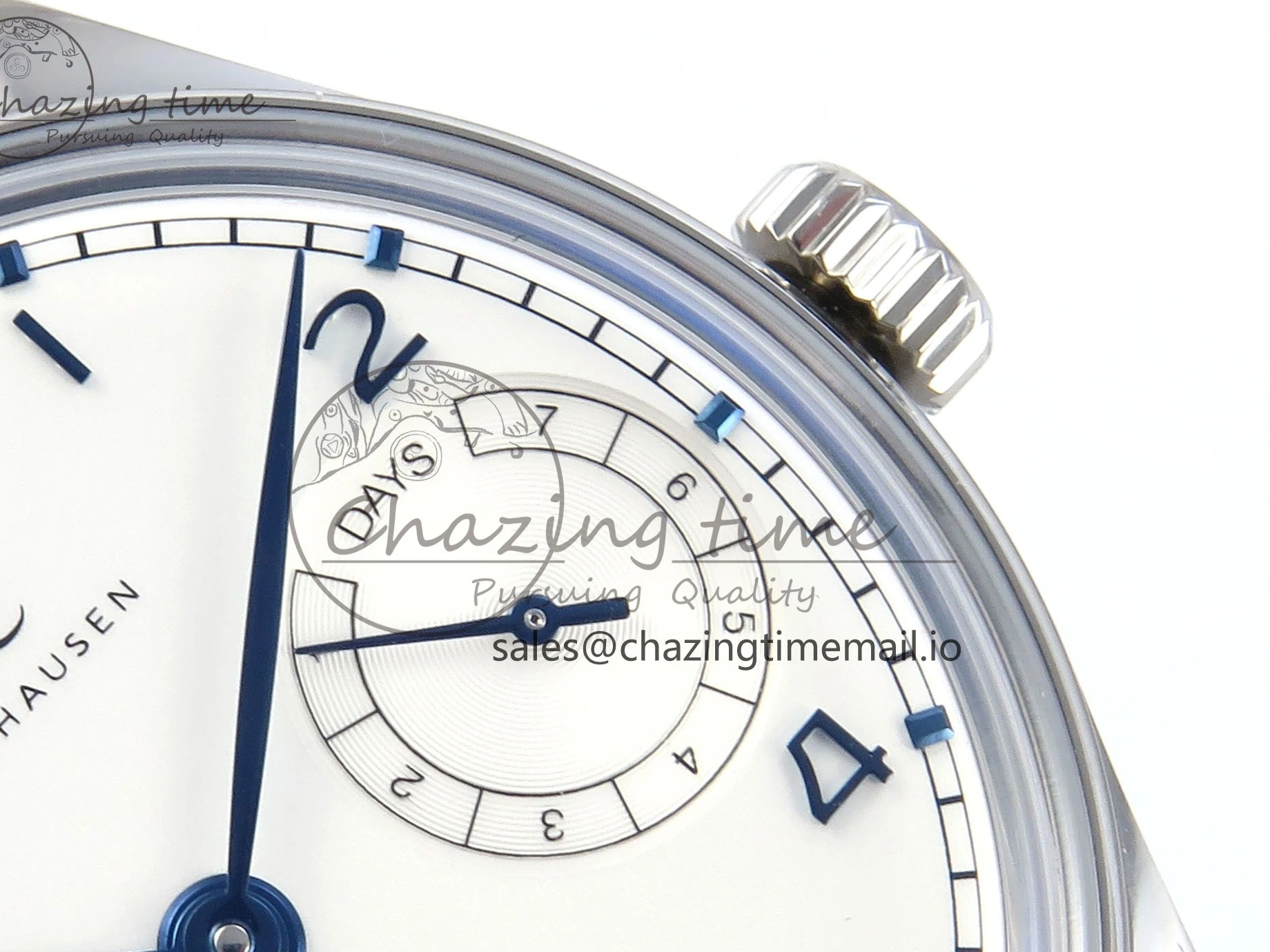 MIROTIME 0112 Portugieser Auto IWC0562C APSF 1:1 Best Edition White Blue Dial on SS Bracelet A EasyCare 6992